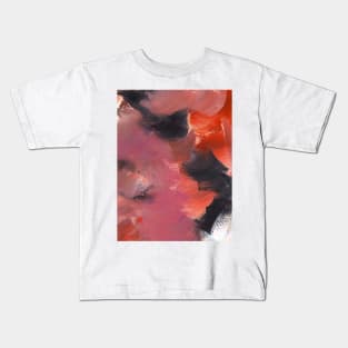 Abstract Mix Media Painting 7 Kids T-Shirt